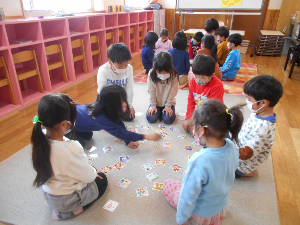 かるた大会 認定こども園 白百合保育園